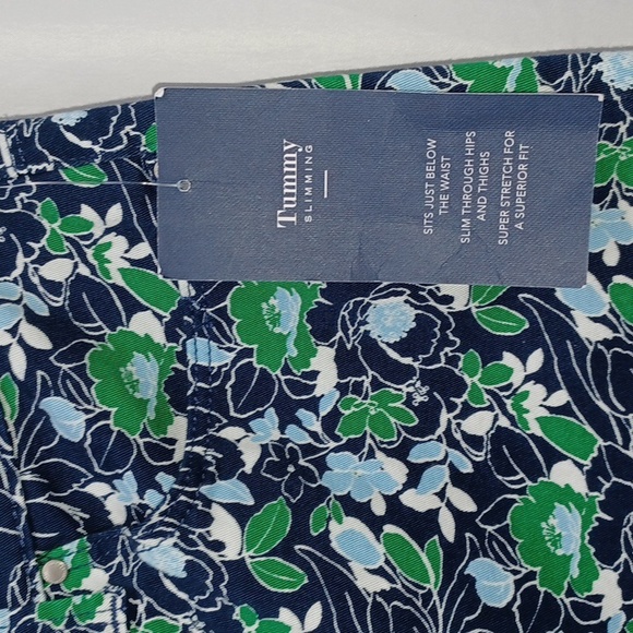 Charter Club Lexington Geo-Print Straight-Leg Jeans, Intrepid Blue - Picture 4 of 13